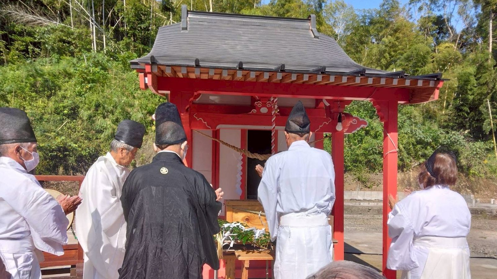 仮宮での祭祀